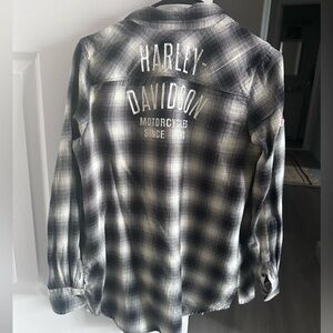 🚩SOLD🚩Harley-Davidson Plaid Shirt